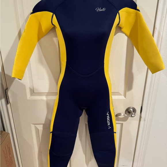 Hevto Kids Wetsuit for Boys Girls Toddler Youth 3/2mm Neoprene Full Wet Suits - Picture 3 of 12
